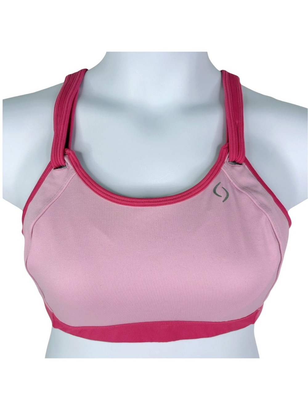 Moving Comfort Fiona Sports Bra 40C * Pink Gym Workout Brooks Running
